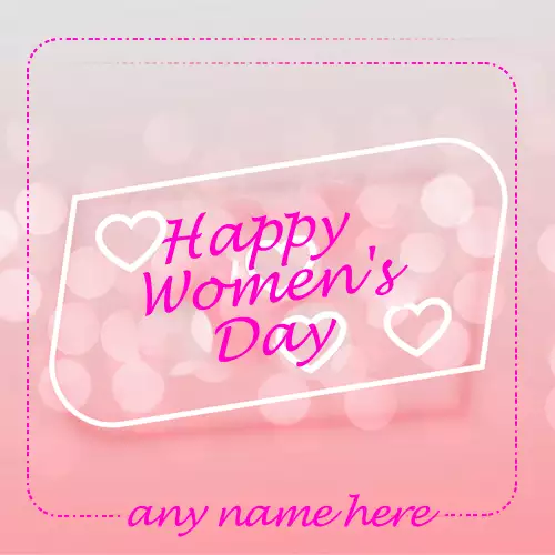 Happy Womens Day Love Image With Name
